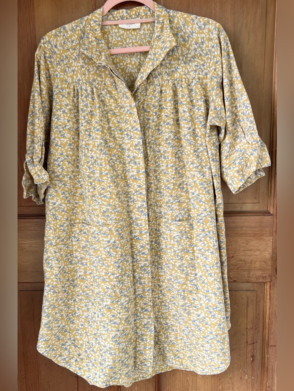 MIRTH Marfa Shirt Dress in Honeysuckle S